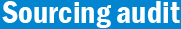 Sourcing audit